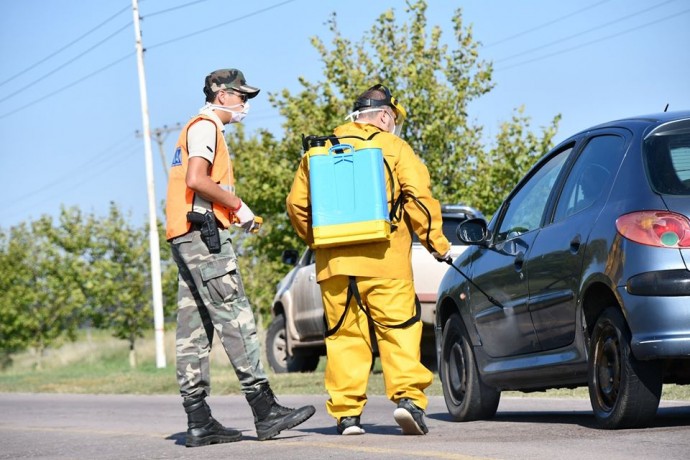 Continúan los controles en los accesos a Salliqueló y Quenumá